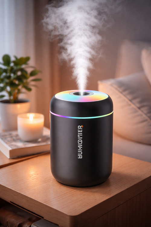 Humidificador Ultrasónico con Luz LED
